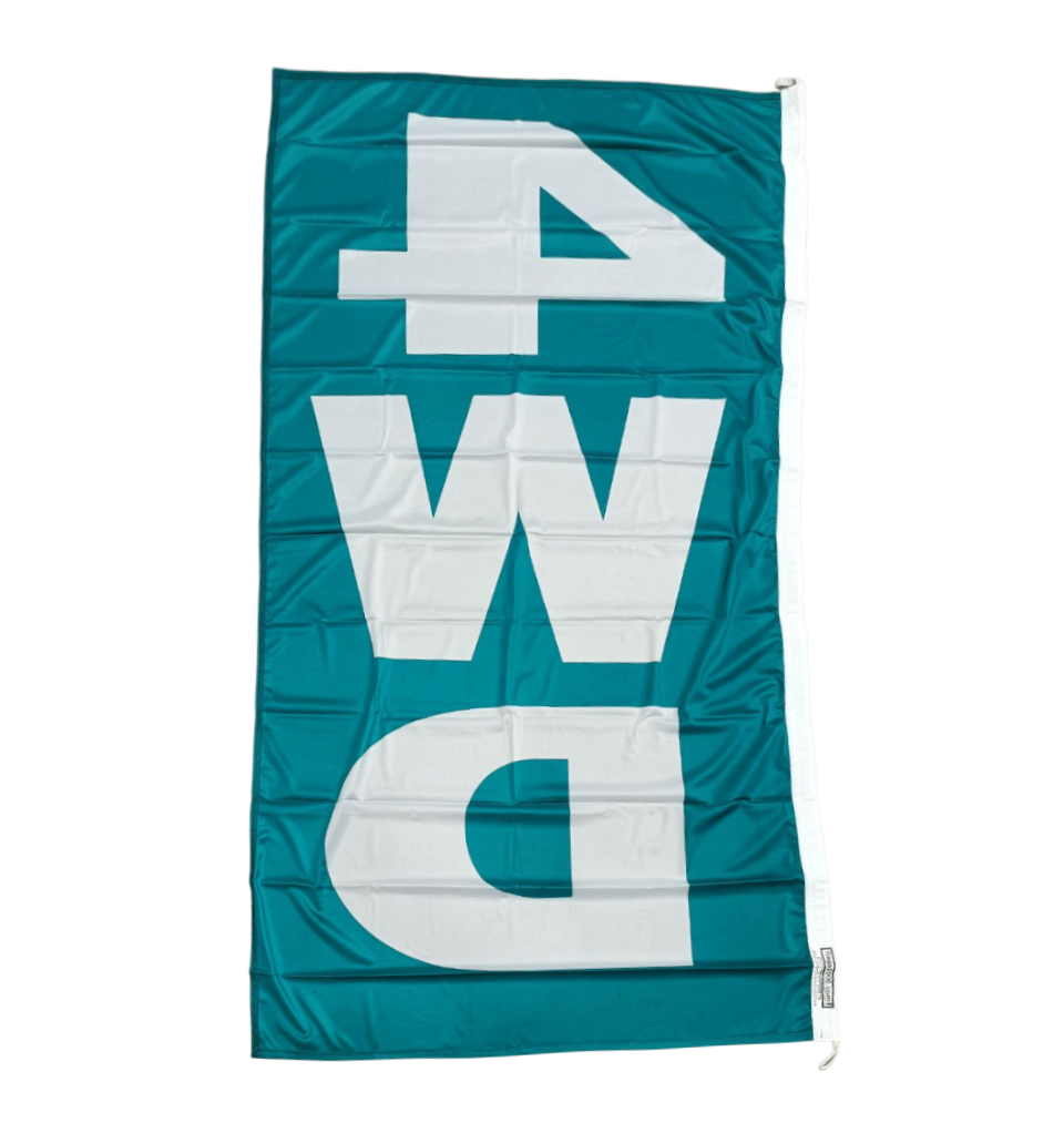 High Quality 4WD Flag, 90cm by 180cm
