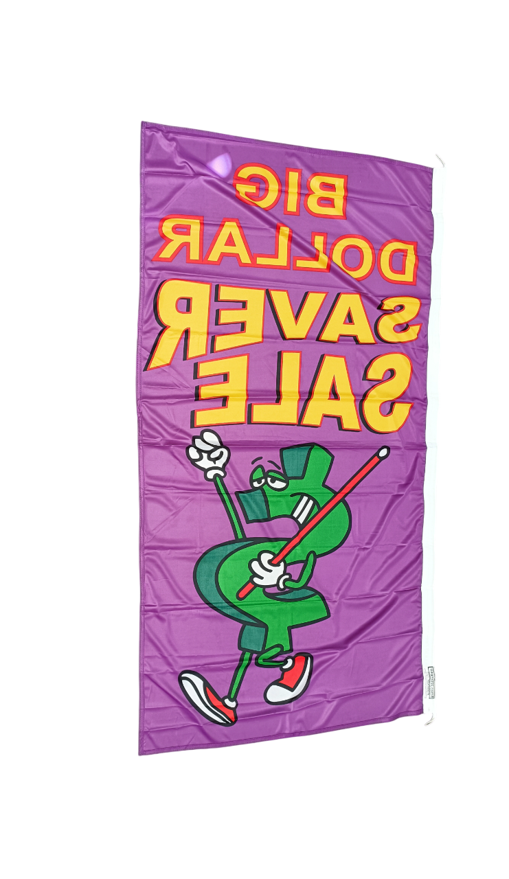 Big Dollar Saver Sale Flag