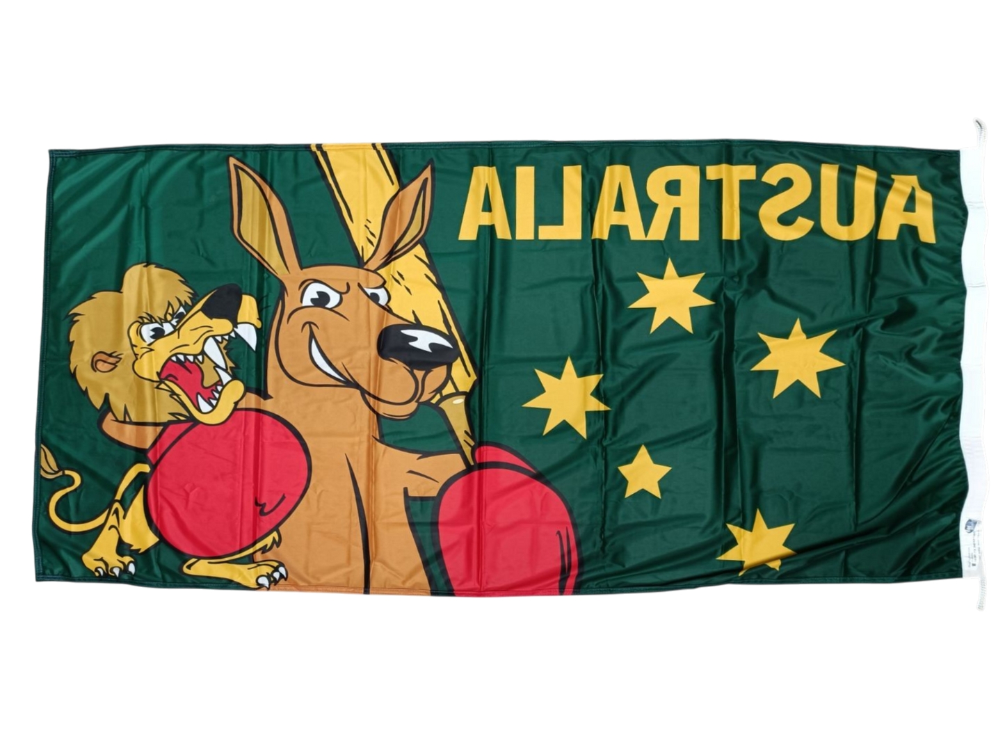 Fighting Kangaroo Cricket Flag