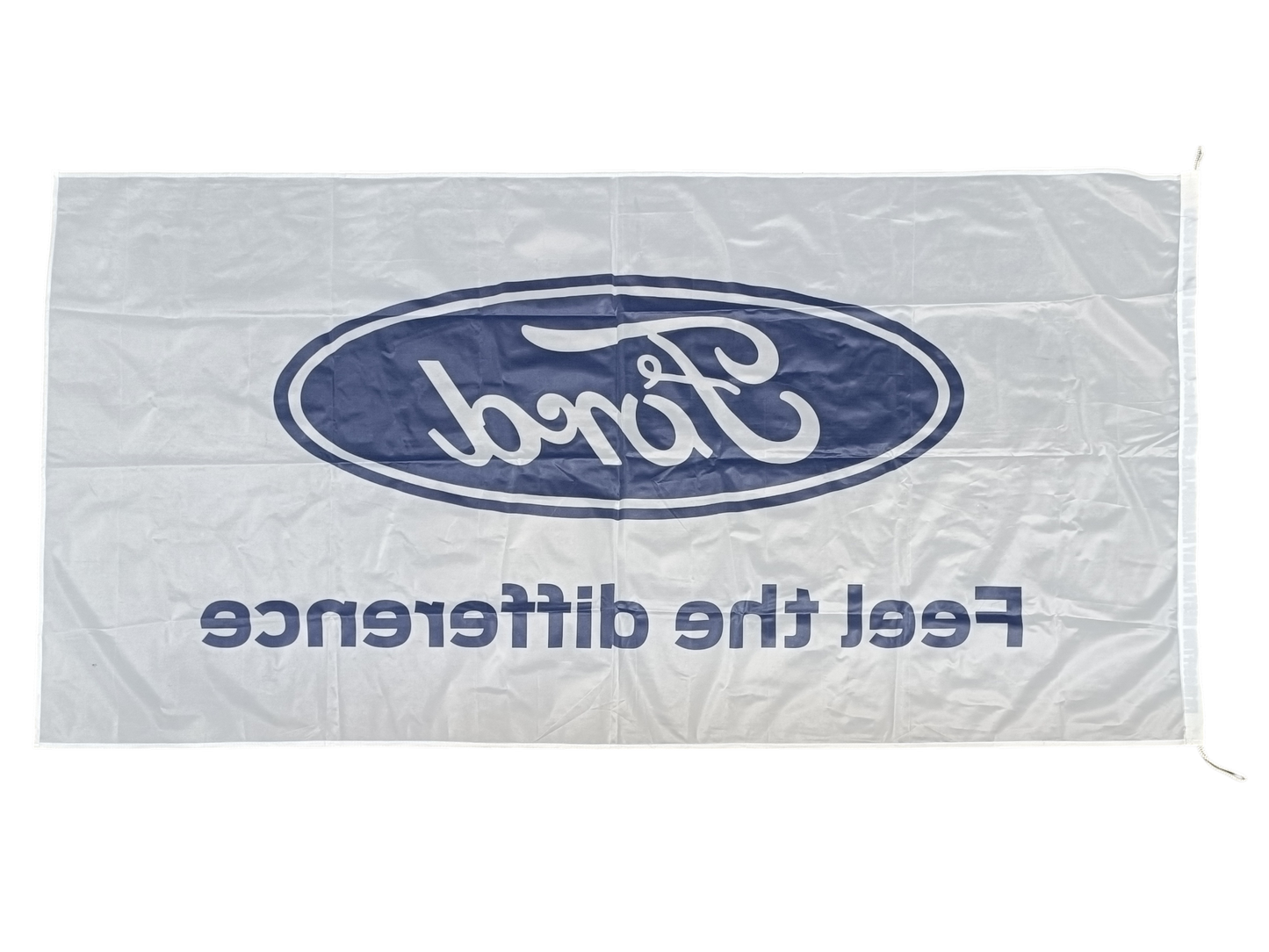 Ford Feel the Diference Flag, White, 180x90 cm