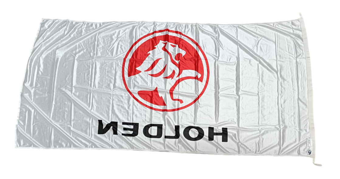 Quality Holden, Horizontal Flag, 180cmx90cm with header and loops
