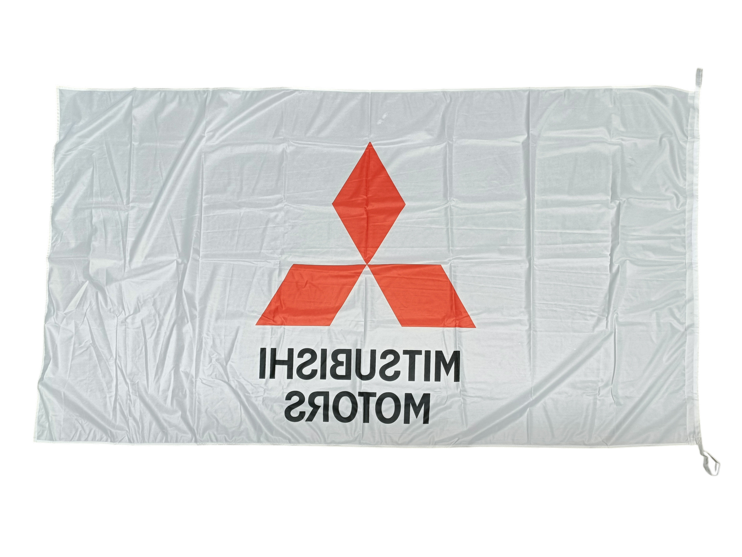 Mitsubishi Motors Flag, White, 180x90 cm