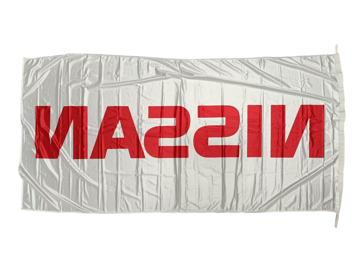 Nissan Flag, White, 180x90 cm