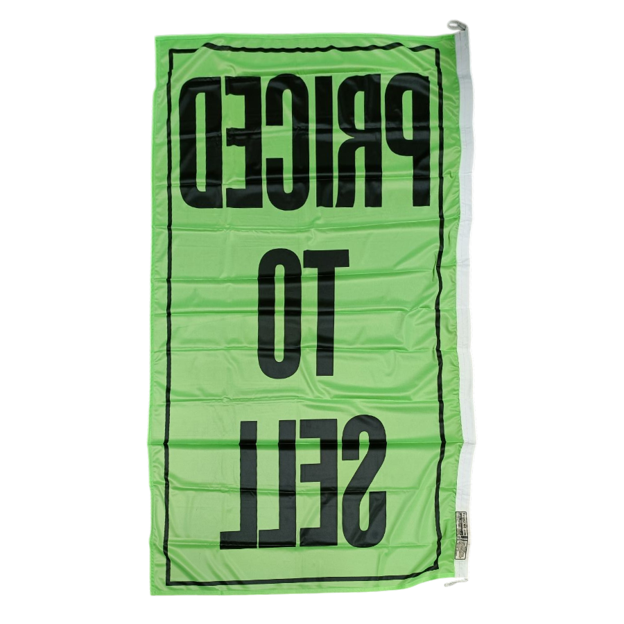Priced To Sell Flag, 90x180 cm