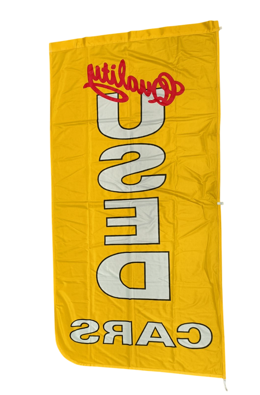 Quality Used Cars Banner Flag 90cm by 180cm - Multiple Colors Available