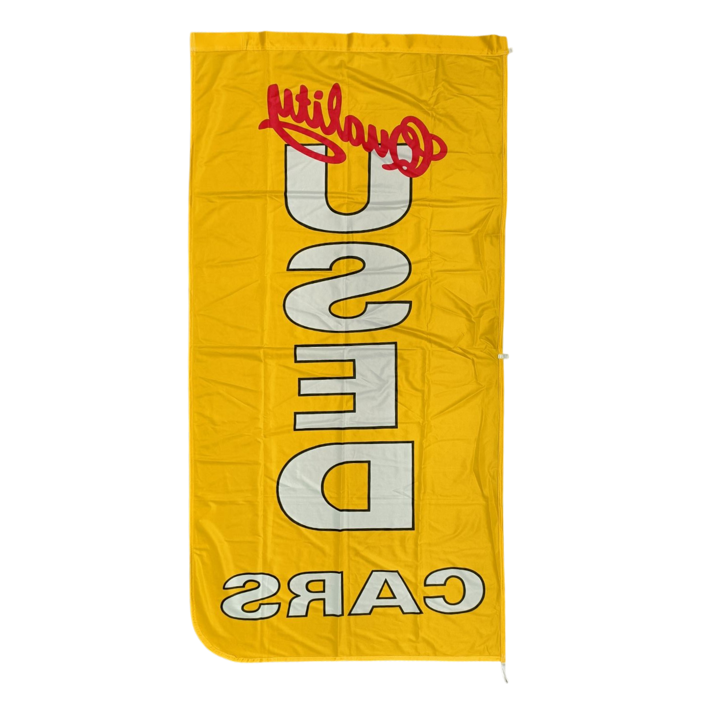 Quality Used Cars Flag, 90x180 cm - Available in Various Colors