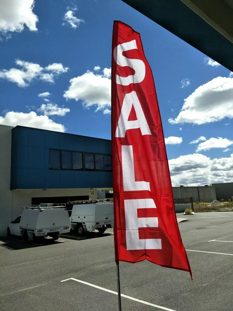 "SALE" Sail Flag, 95cm by 240cm