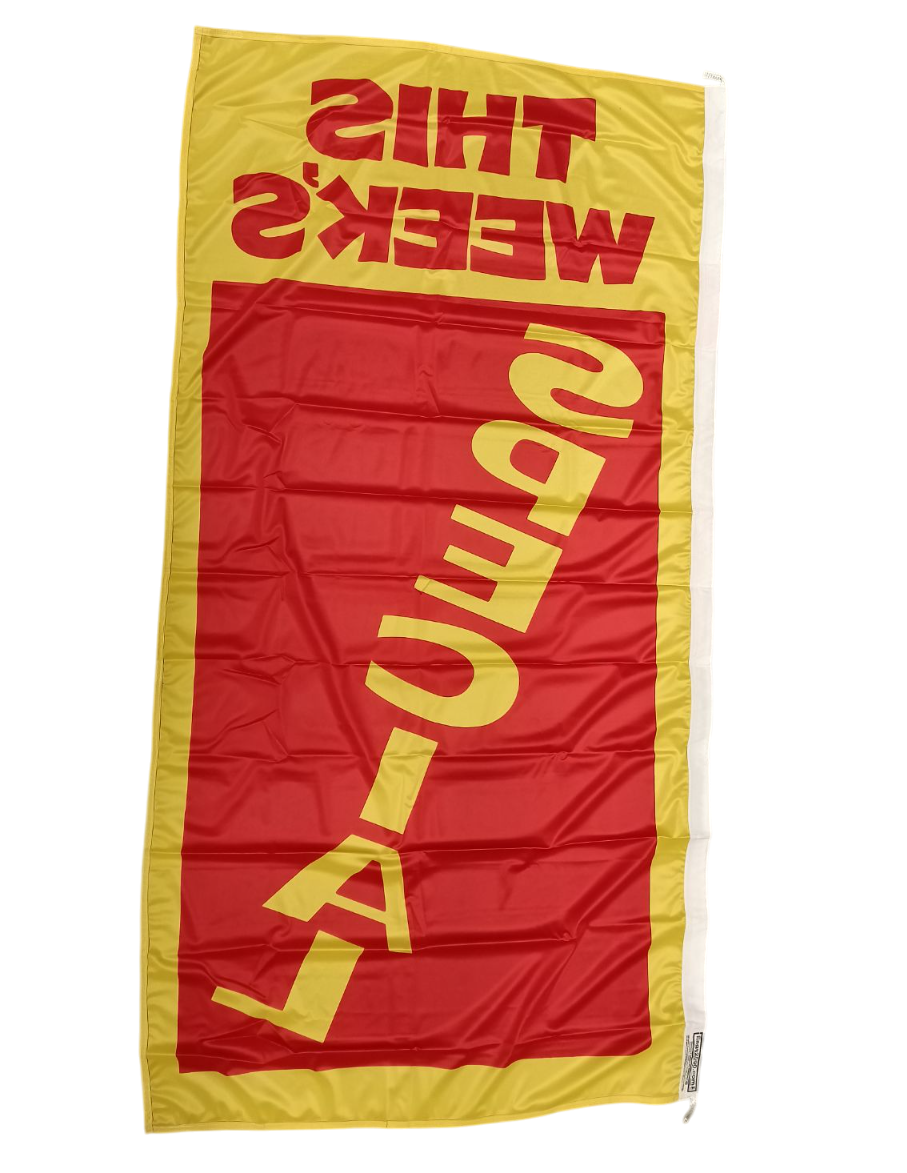 This Week's Special Flag, 90cm by 180cm
