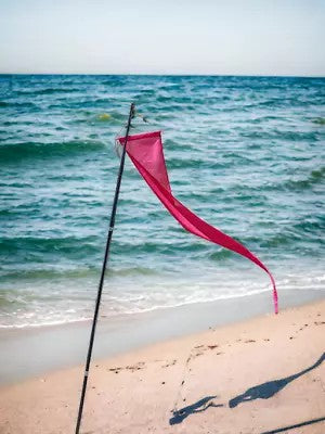 Dancing Flags, In Pink or Green, 38cm by 200cm