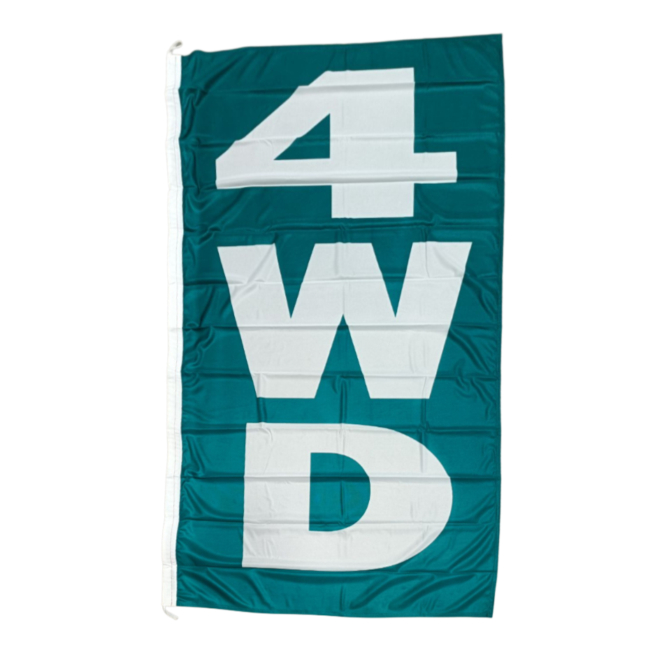 High Quality 4WD Flag, 90cm by 180cm