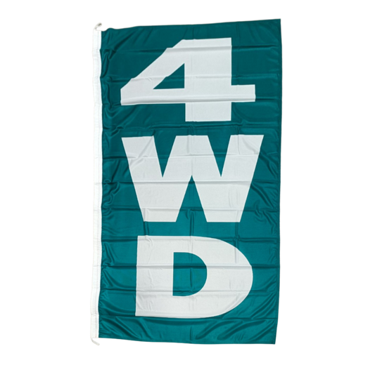 High Quality 4WD Flag, 90cm by 180cm