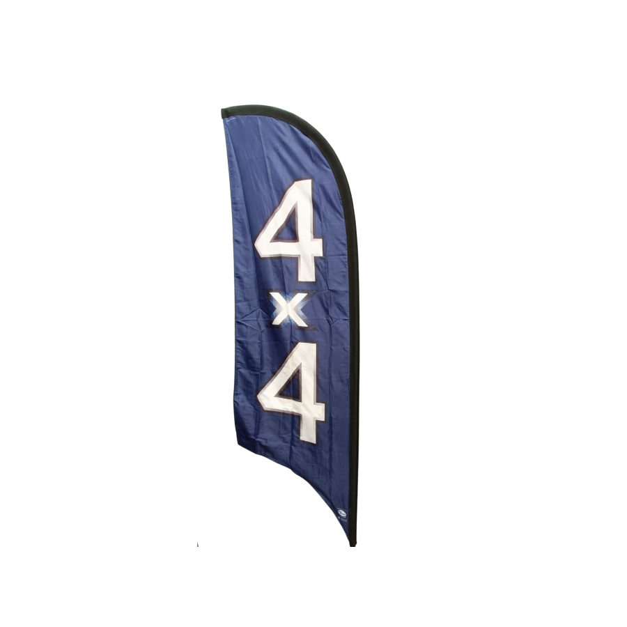 Double sided 4x4 Feather Flag, 80x300 cm