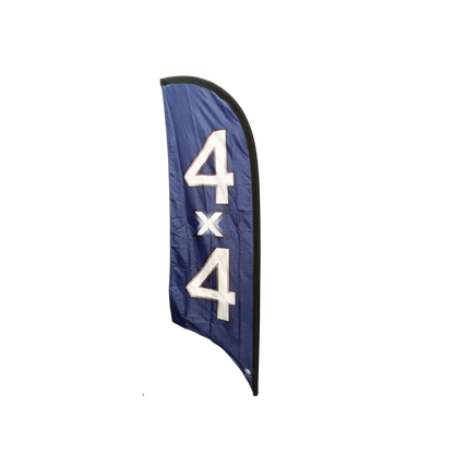 Double sided 4x4 Feather Flag, 80x300 cm