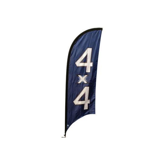 Double sided 4x4 Feather Flag, 80x300 cm