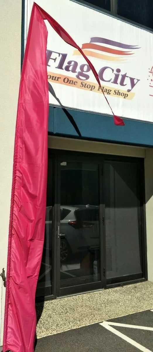 Bali Flags with Heart Tail