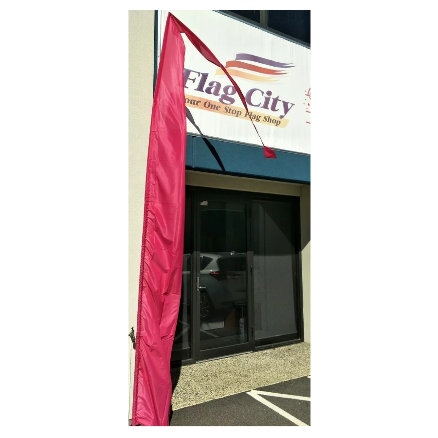 Bali Flag with Heart Tail, 65x540 cm