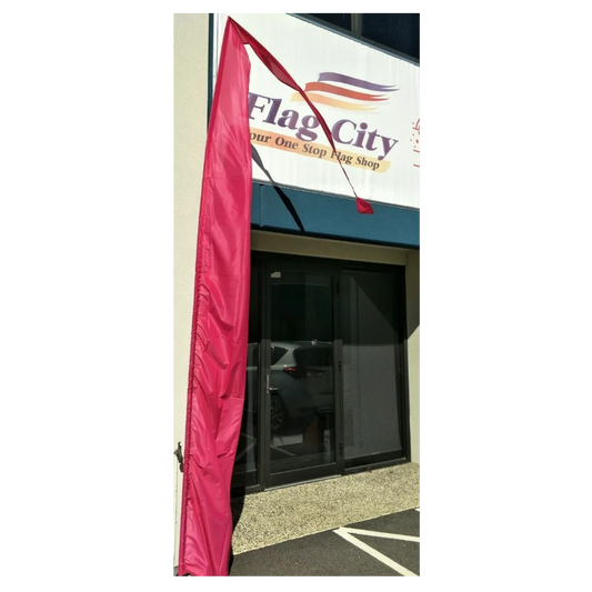 Bali Flag with Heart Tail, 65x540 cm