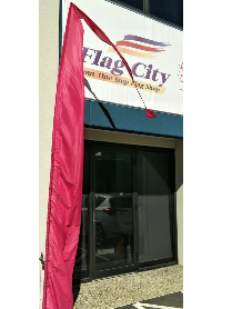 Bali Flags with Heart Tail