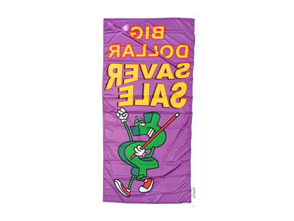 Big Dollar Saver Sale Flag  - Multiple Sizes Available