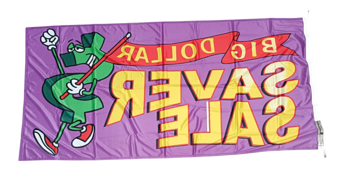 Big Dollar Saver Sale Flag