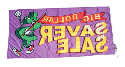Big Dollar Saver Sale Flag