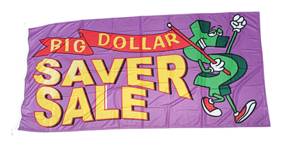 Big Dollar Saver Sale Flag
