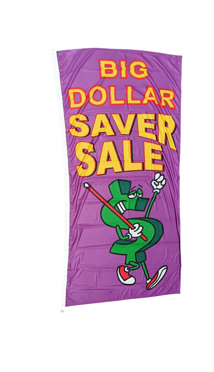 Big Dollar Saver Sale Flag