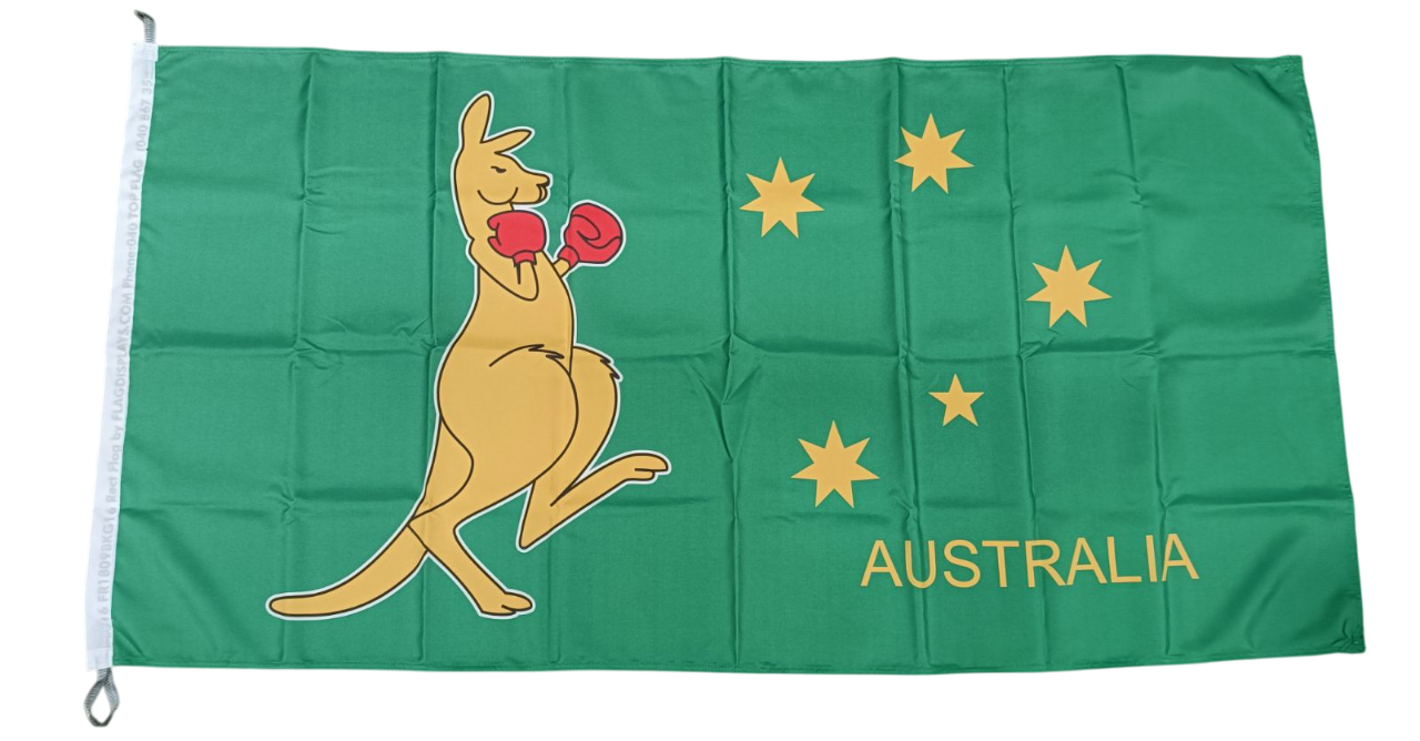 Boxing Kangaroo Flag