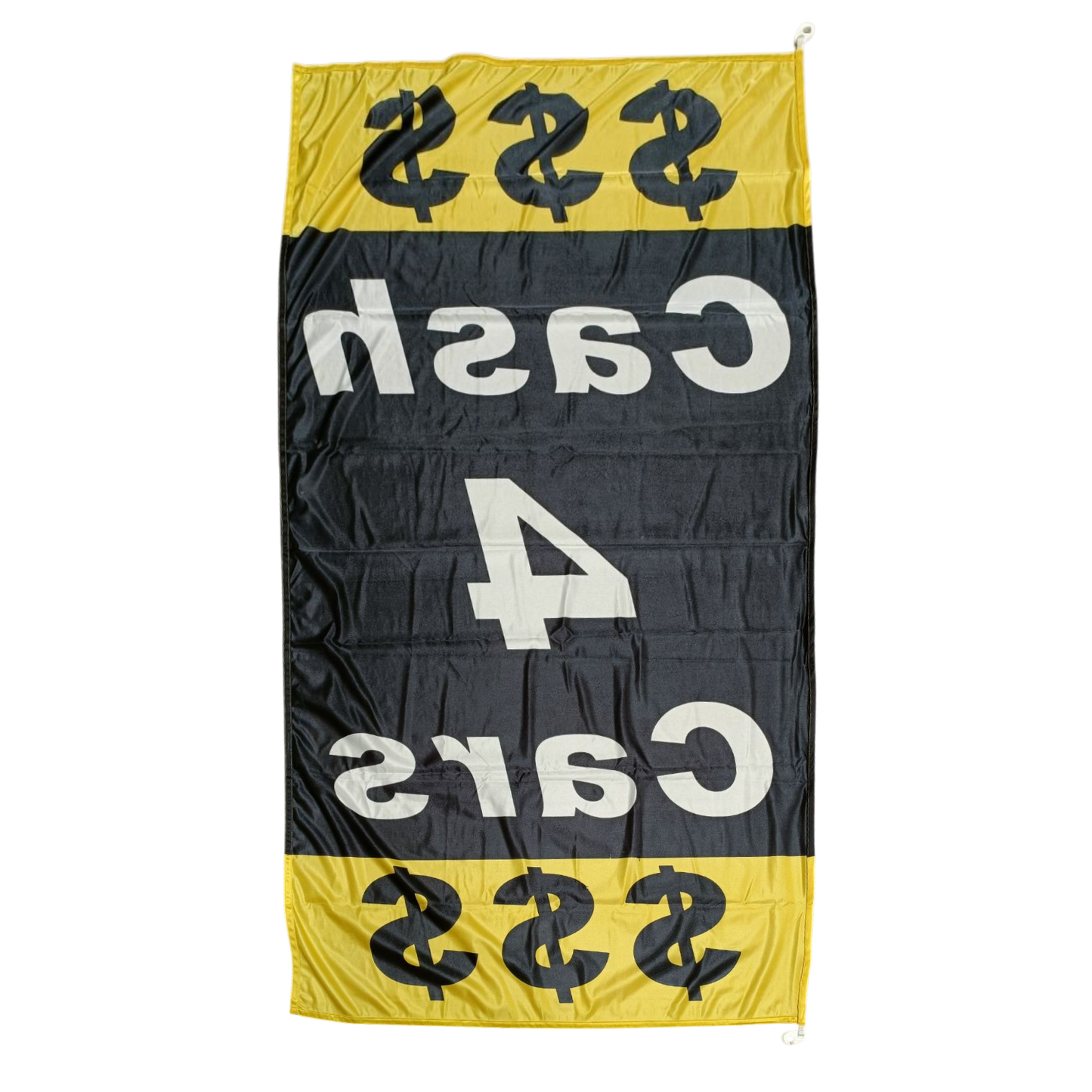 Cash 4 Cars Flag, 90x180 cm - Available in Multiple Colors/Designs