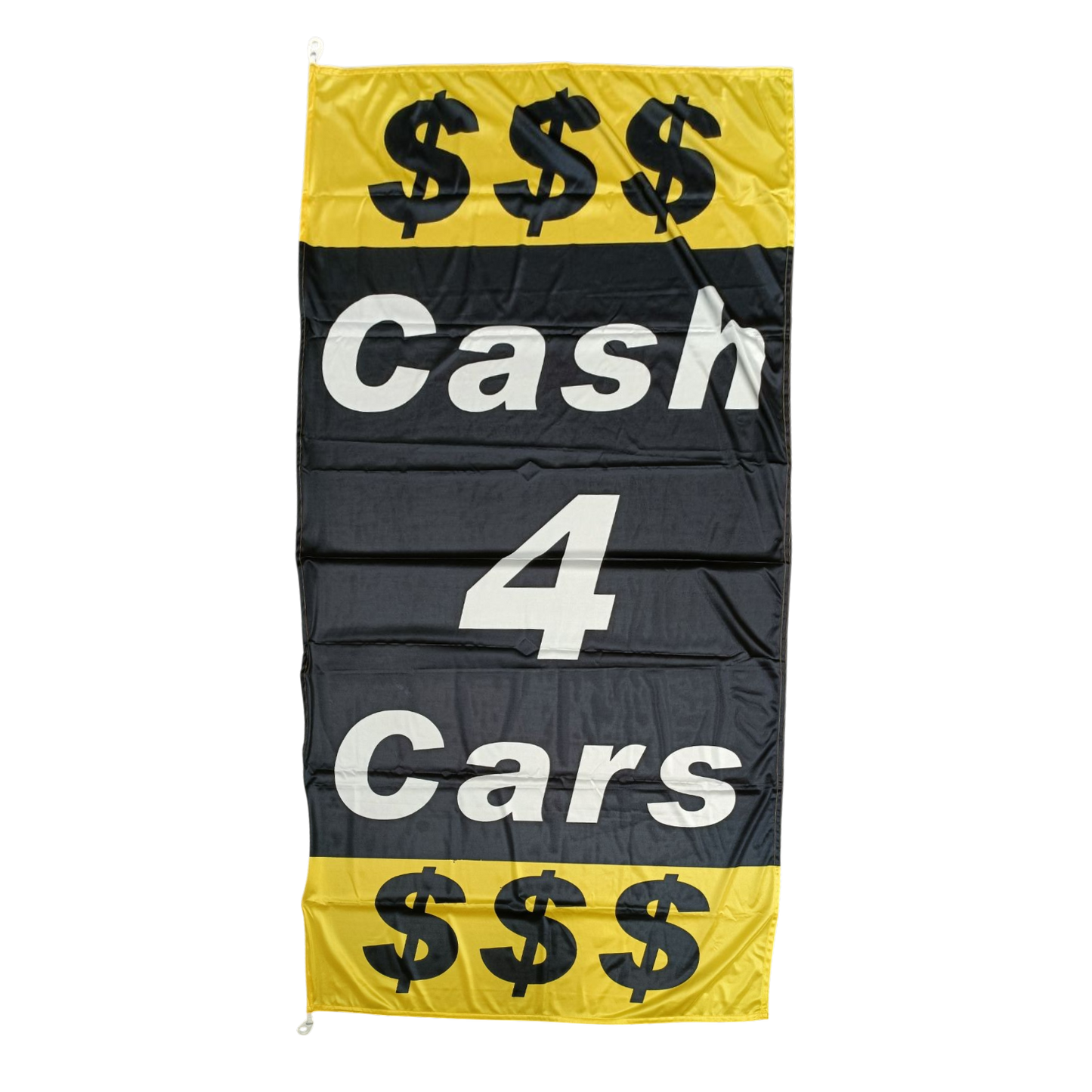 Cash 4 Cars Flag, 90x180 cm - Available in Multiple Colors/Designs