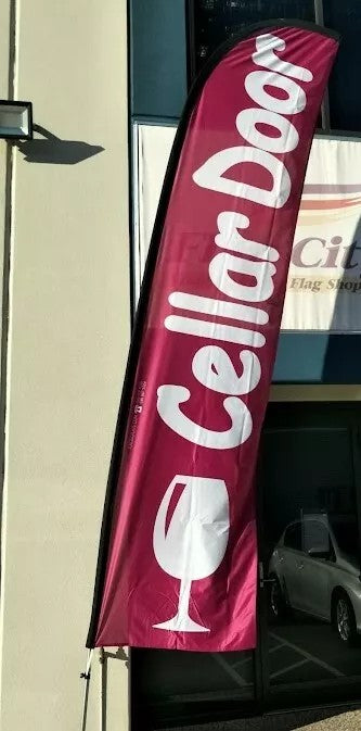Cellar Door Feather Flag