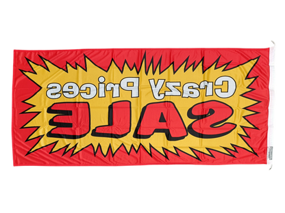 Crazy Prices Sale Flag - Multiple Sizes Available