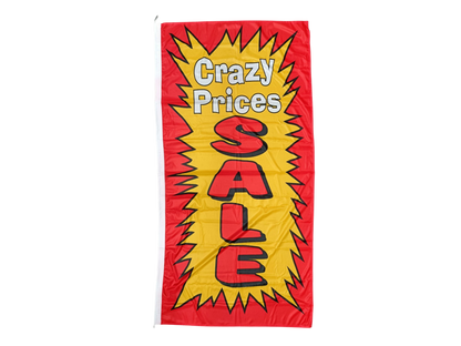 Crazy Prices Sale Flag - Multiple Sizes Available
