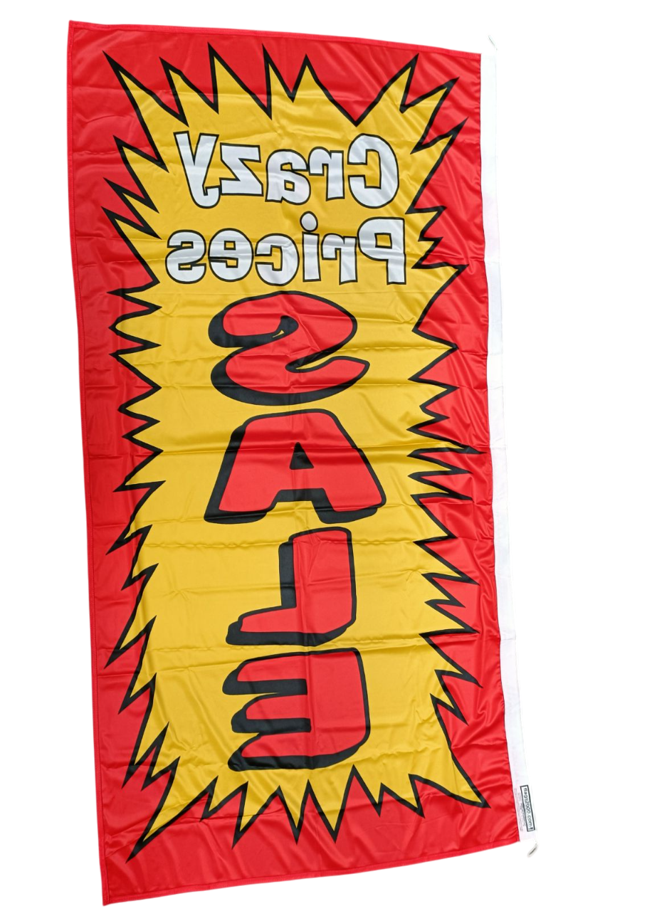 Crazy Prices Sale Flag - Multiple Sizes Available
