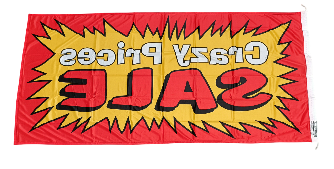 Crazy Prices Sale Flag
