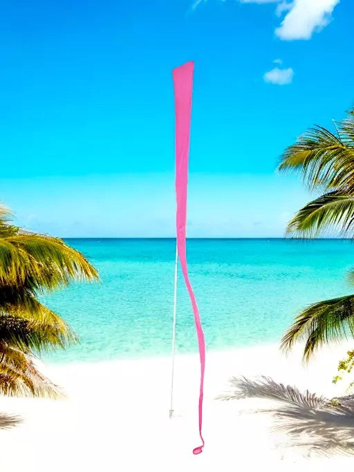 Dancing Flags, In Pink or Green, 38cm by 570cm