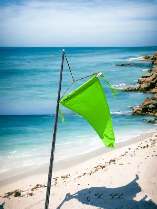 Dancing Flags, in Pink or Green, 38cm by 60cm