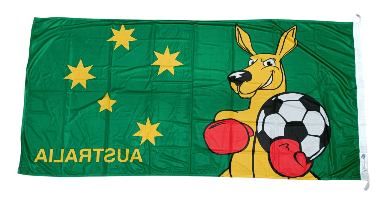 Fighting Kangaroo with Football