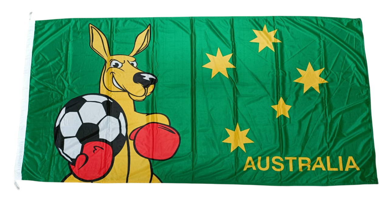 Fighting Kangaroo with Football