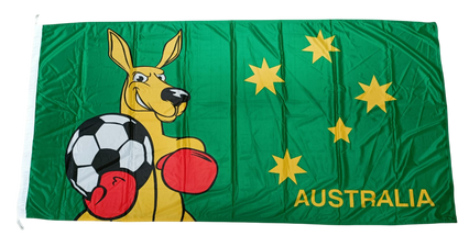 Fighting Kangaroo with Football