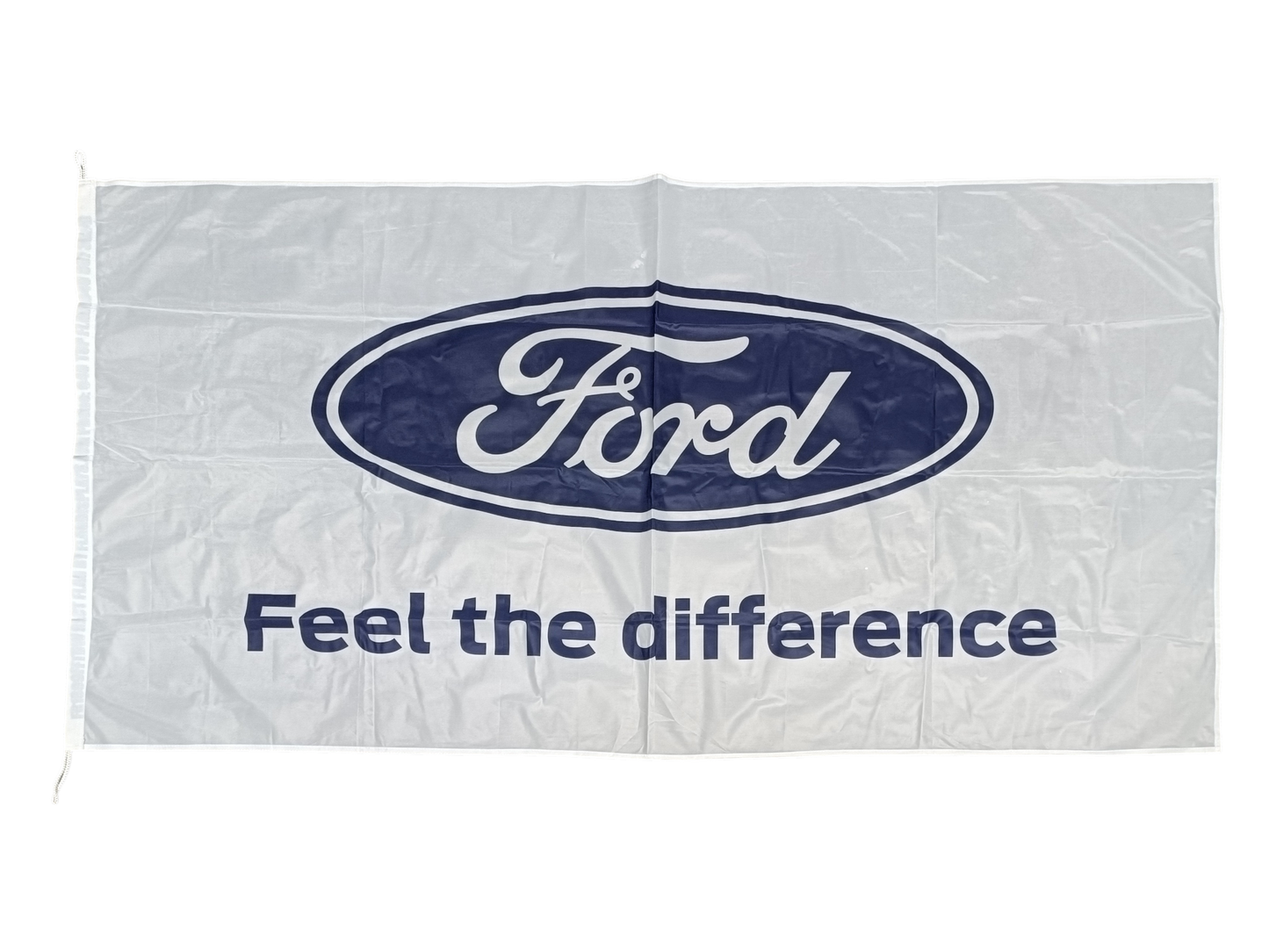 Ford Feel the Diference Flag, White, 180x90 cm