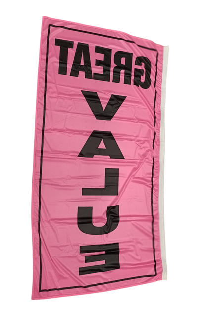 Great Value Vertical Flag, 90cm by 180cm