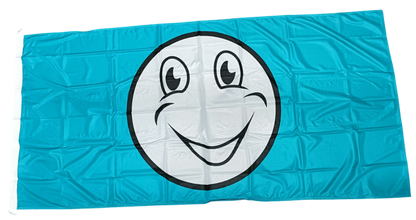 Happy Face Flag - Multiple Sizes & Colors Available