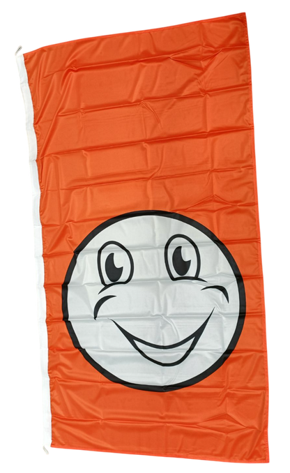 Happy Face Flag - Multiple Sizes & Colors Available
