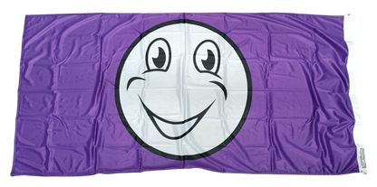 Happy Face Flag - Multiple Sizes & Colors Available