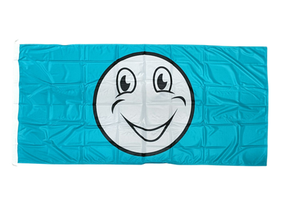 Happy Face Flag - Multiple Sizes & Colors Available
