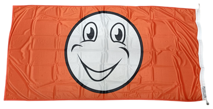 Happy Face Flag - Multiple Sizes & Colors Available