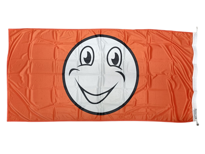 Happy Face Flag - Multiple Sizes & Colors Available