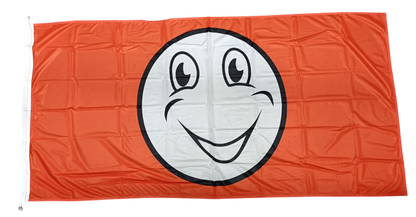 Happy Face Flag - Multiple Sizes & Colors Available