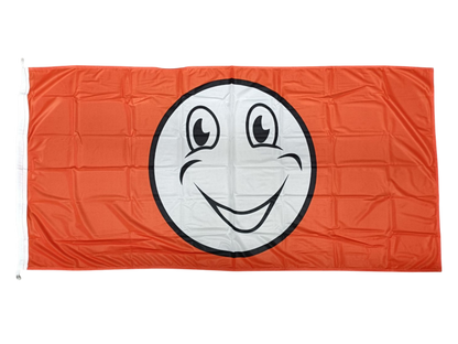 Happy Face Flag - Multiple Sizes & Colors Available